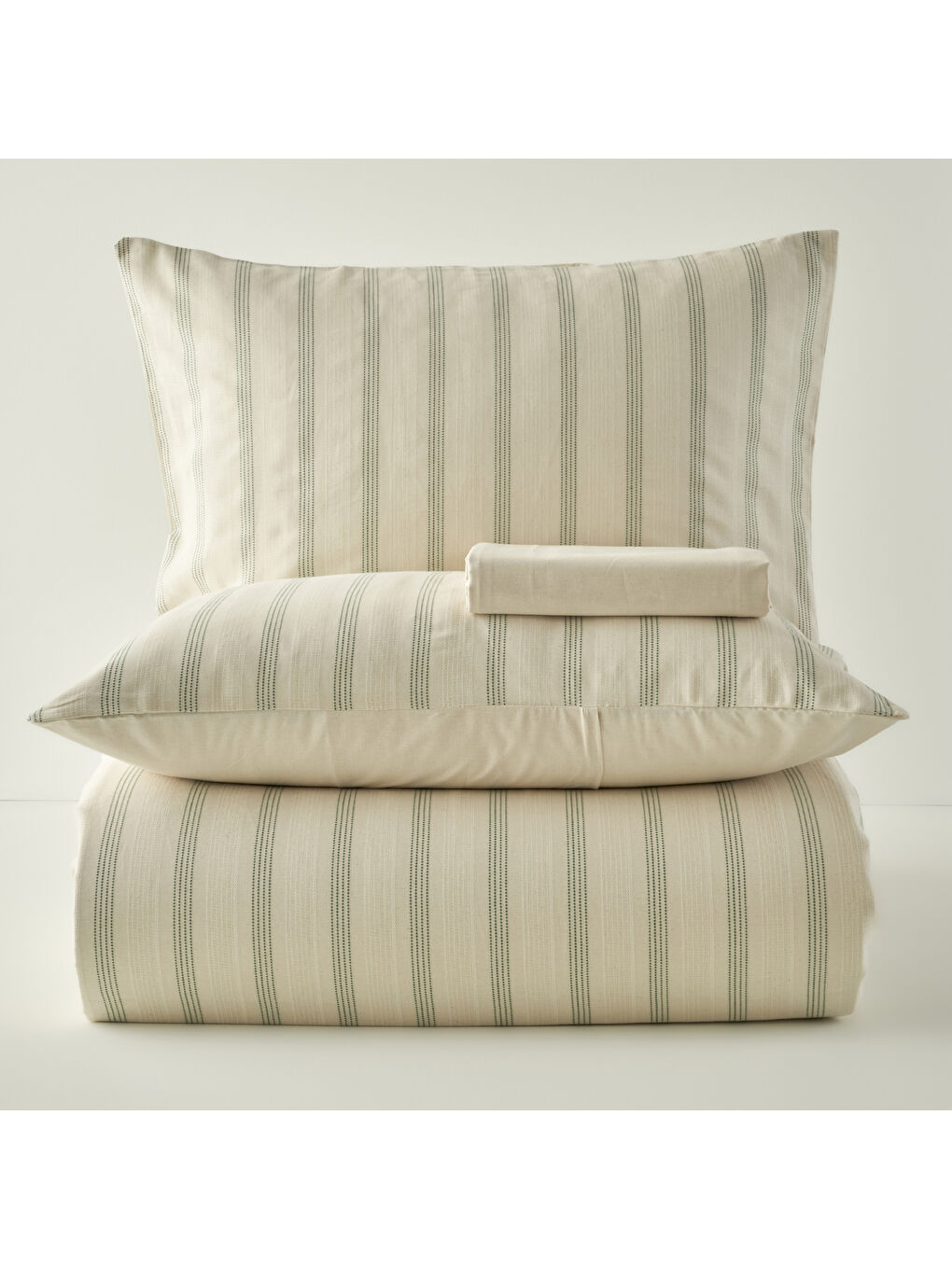 %100 Pamuk Valeria Çift Kişilik Nevresim Takımı Yeşil (200x220 cm)-4