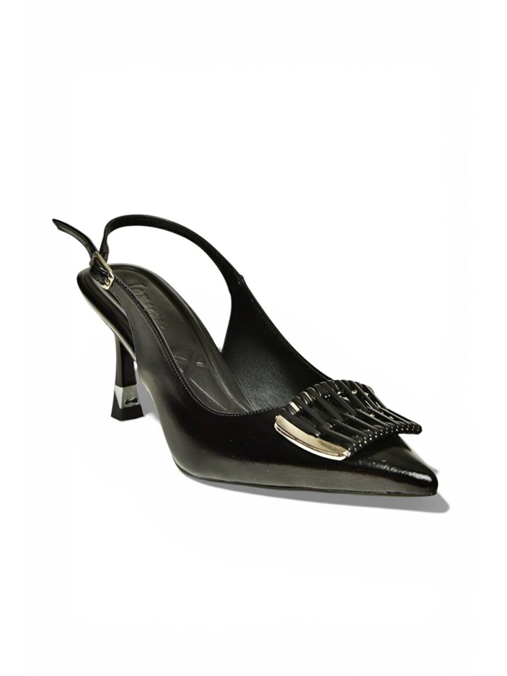 Siyah Kadın Topuklu Ayakkabı Y308203160-1