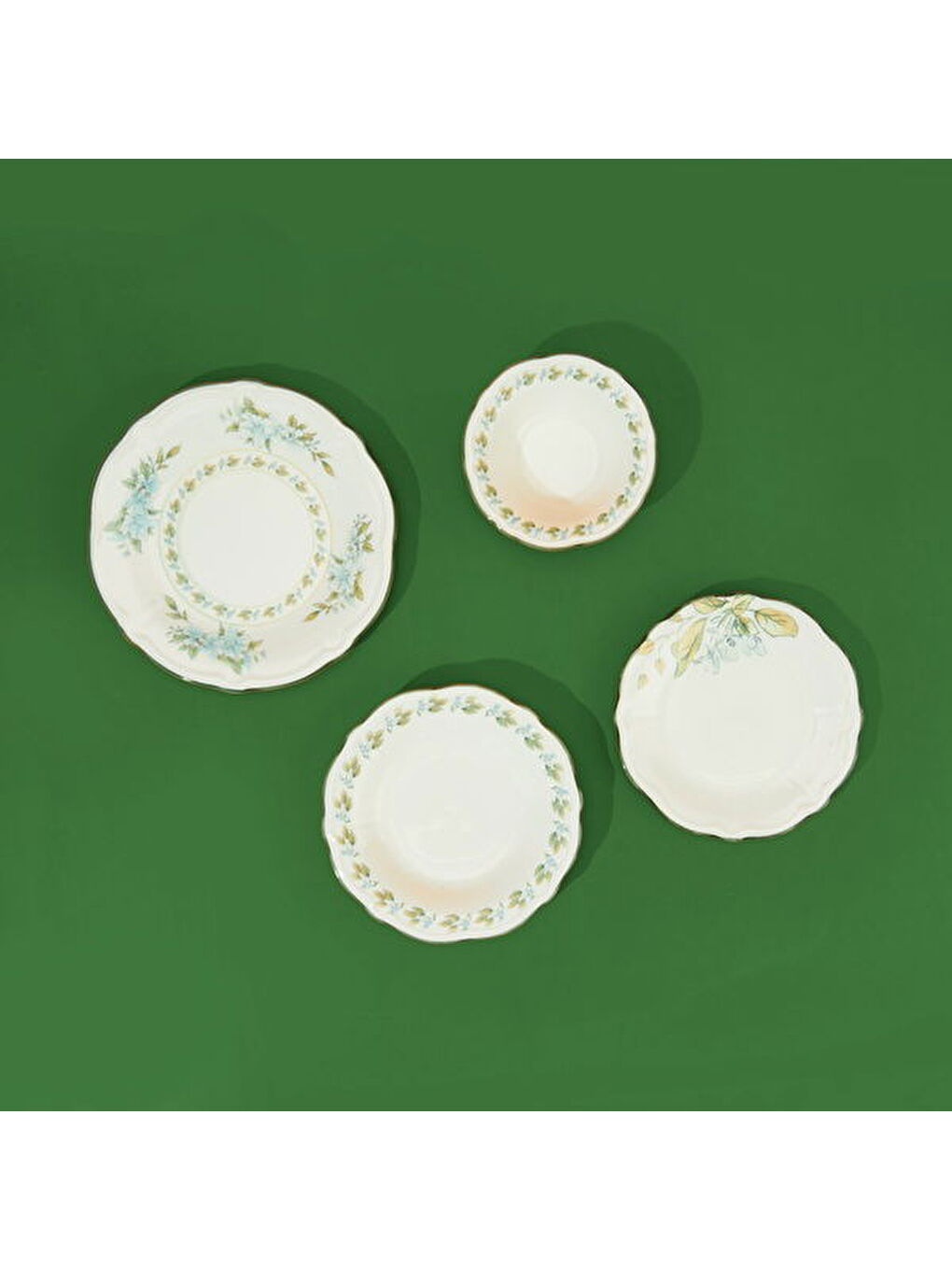 Karışık Kitchen Greeny 24 Parça Yemek Takımı - Renkli-3