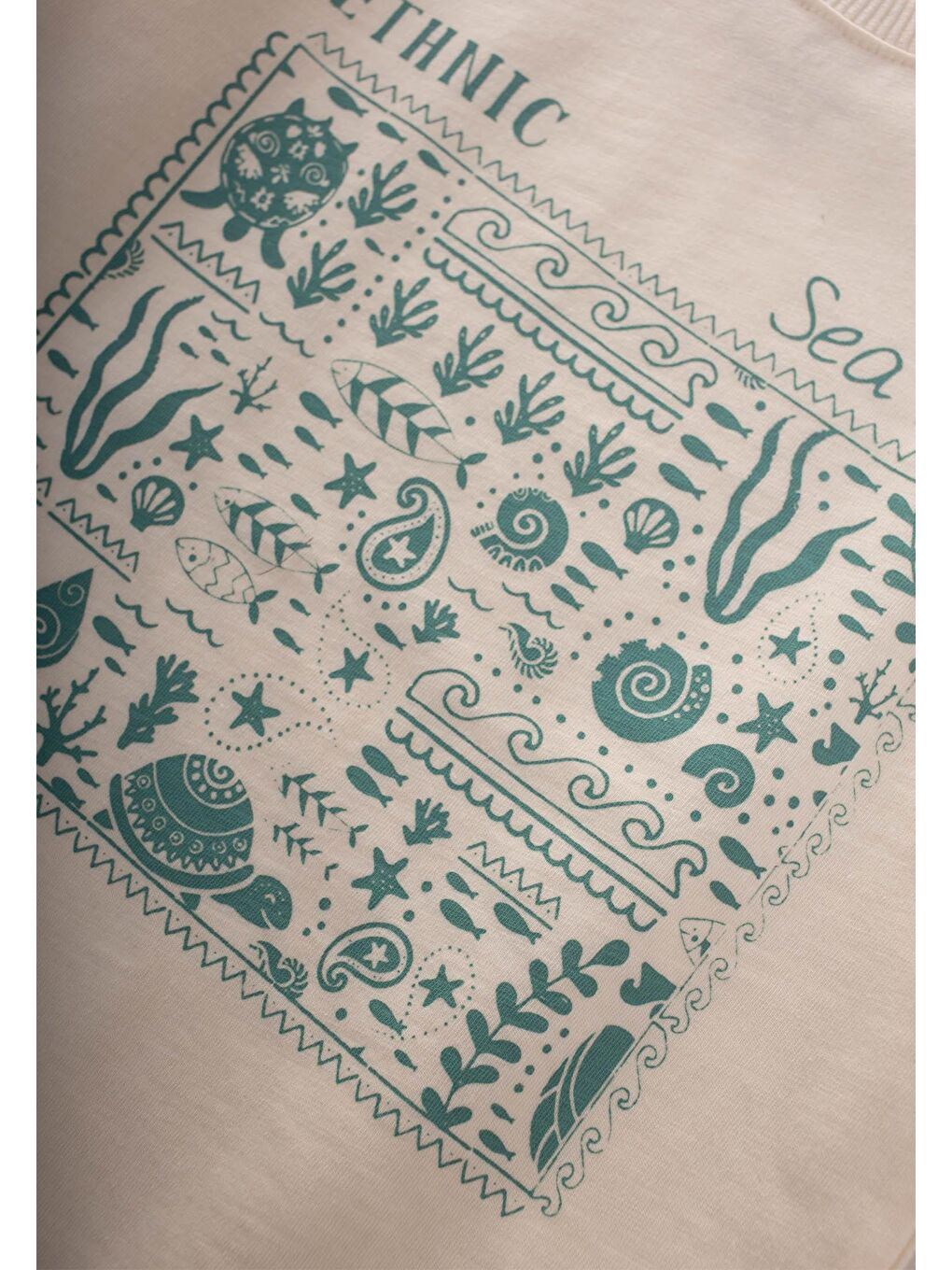 Ekru Erkek Çocuk Baskılı Takım-2