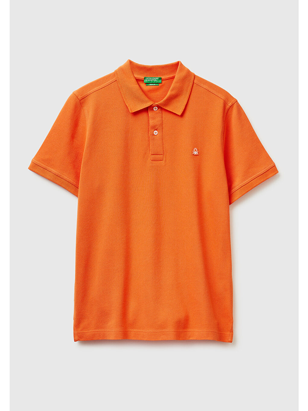 Erkek Turuncu Regular Fit Kısa Kollu Polo T-Shirt