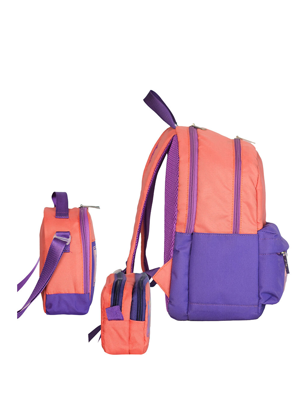 Be Happy Çift Ana Bölmeli Unisex Çocuk İlkokul Çanta Set-1