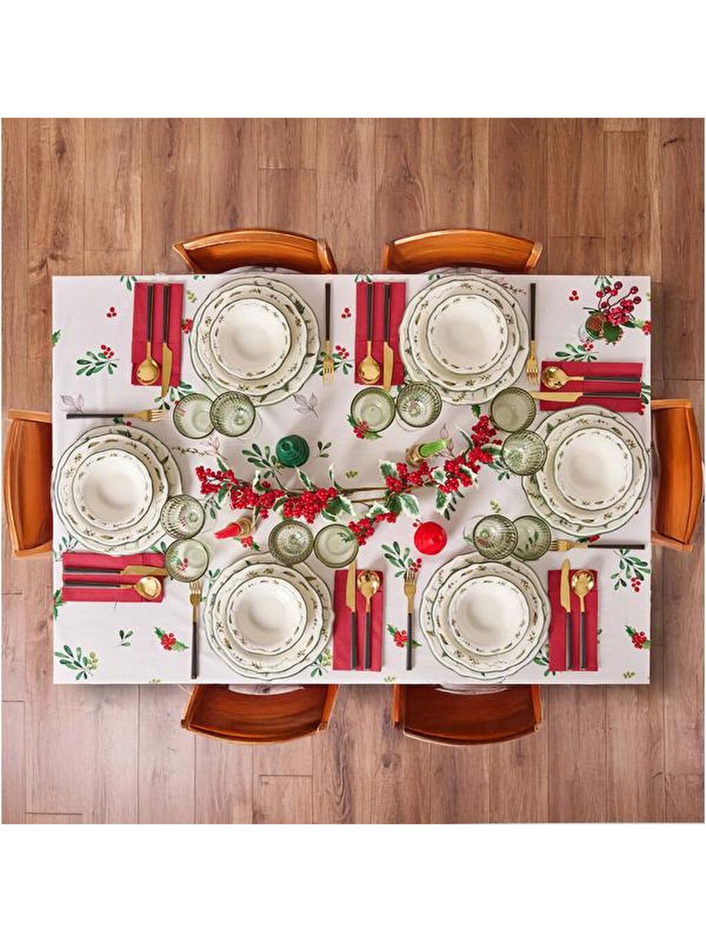 Karışık Kitchen Clara 24 Parça Yemek Takımı - Renkli-5