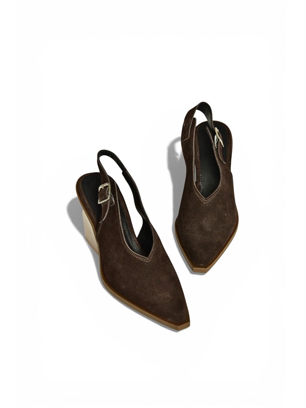 Kahverengi Kadın Topuklu Ayakkabı U654304102-3