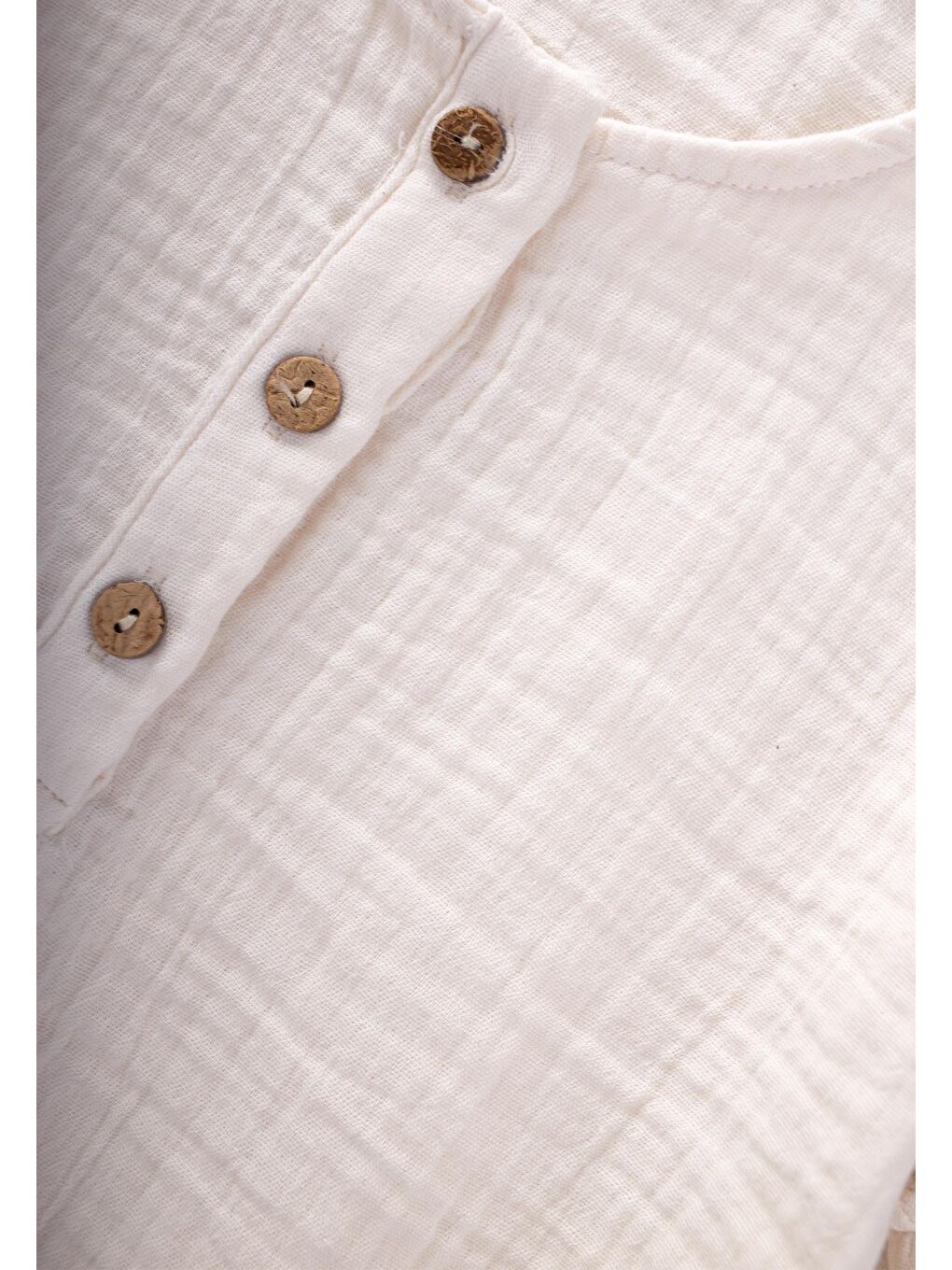 Beyaz Erkek Çocuk Müslin Takım-2