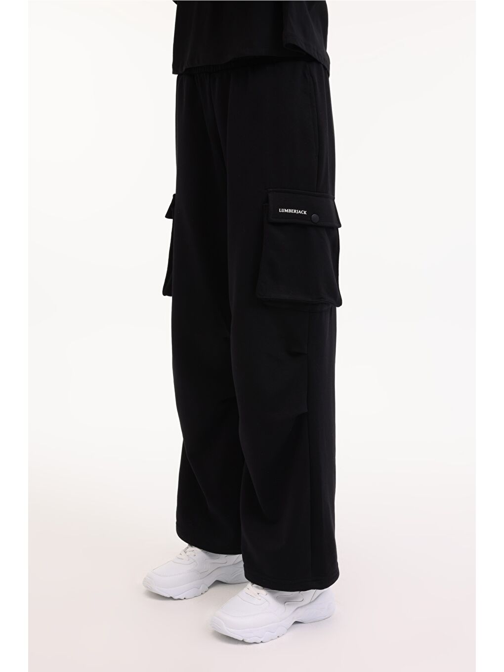 WL GAEL 22OUT25406 5FX Siyah Kadın Eşofman Altı