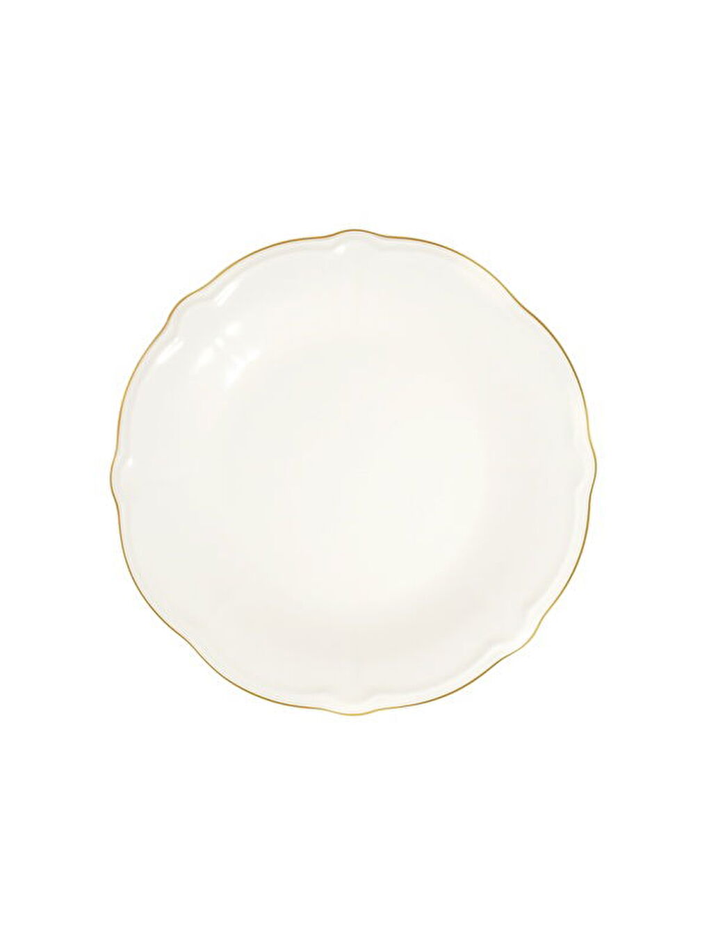 Fulya Altın File 24 Parça Yemek Takımı - Beyaz-10