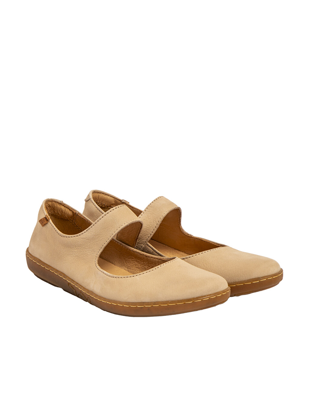 Ekru Kadın Babet N5301 NOBUCK LAVADO Cream / Coral-1