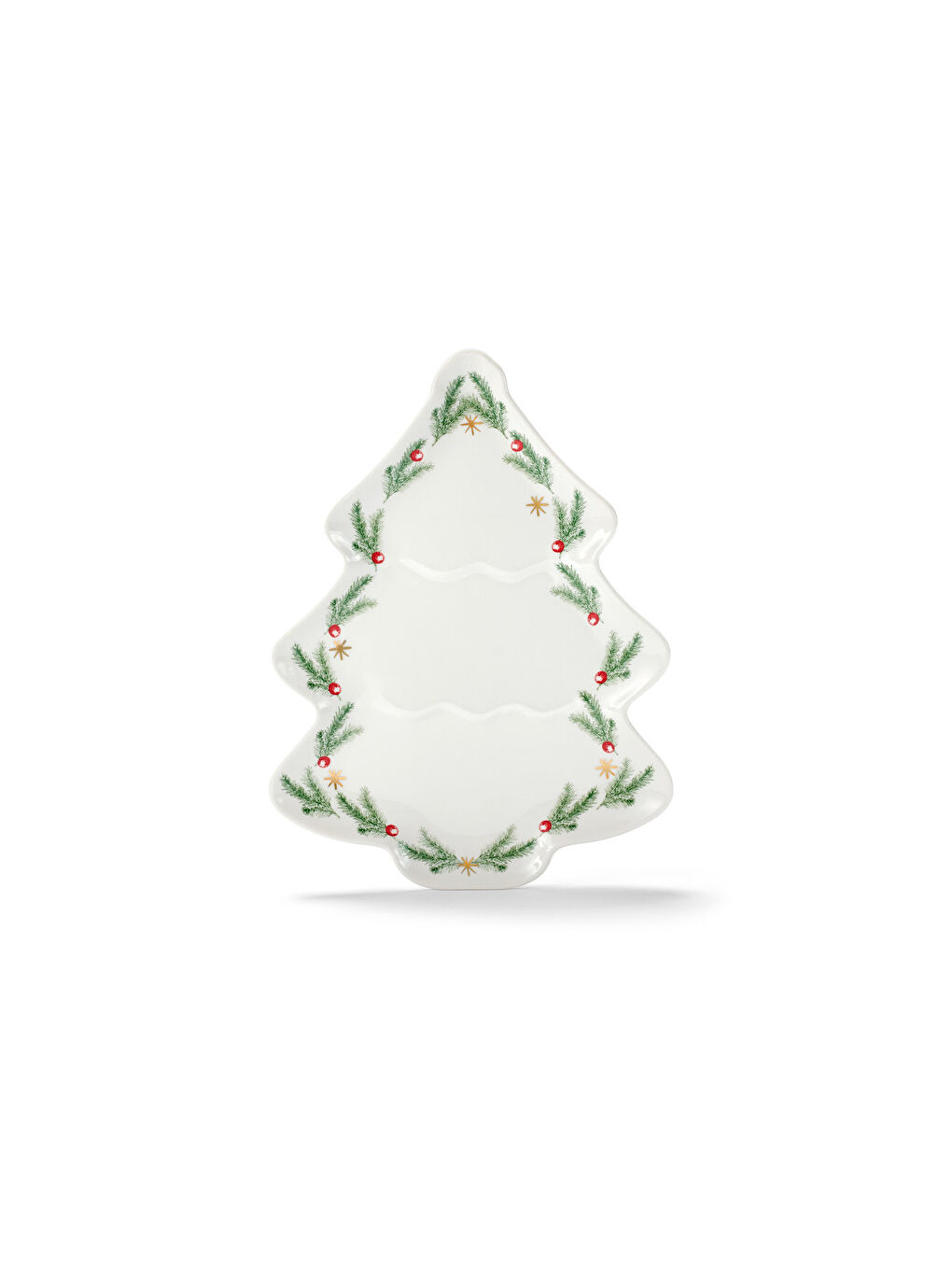 Beyaz Tabak, Çam Ağacı Şeklinde-2