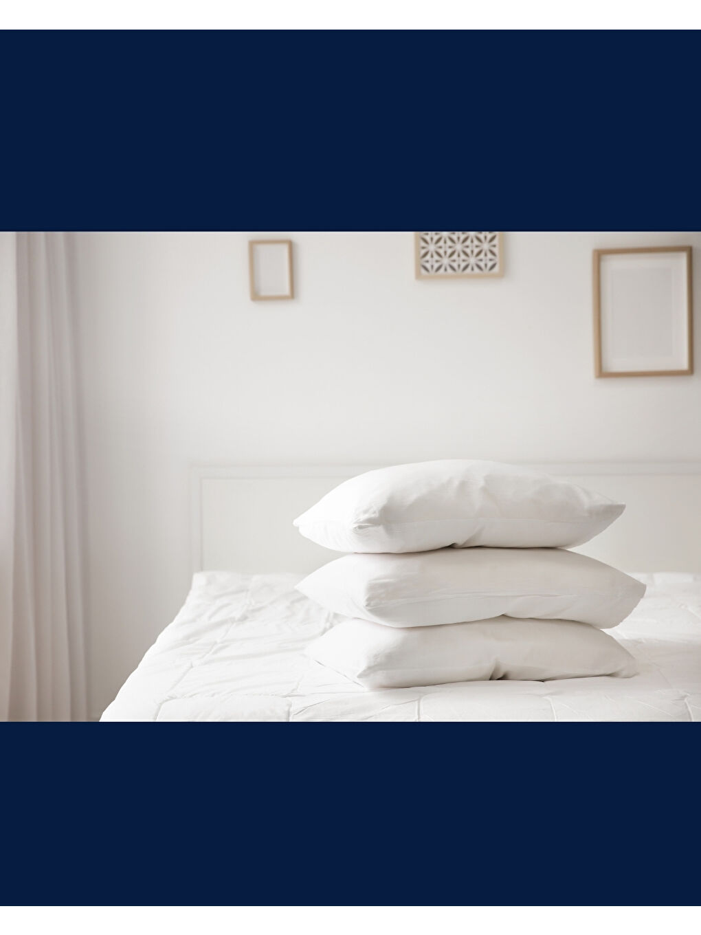 Solivane Microfiber Kumaş 1250gr Beyaz Yastık | Premium 60x80cm | Otel Serisi-4