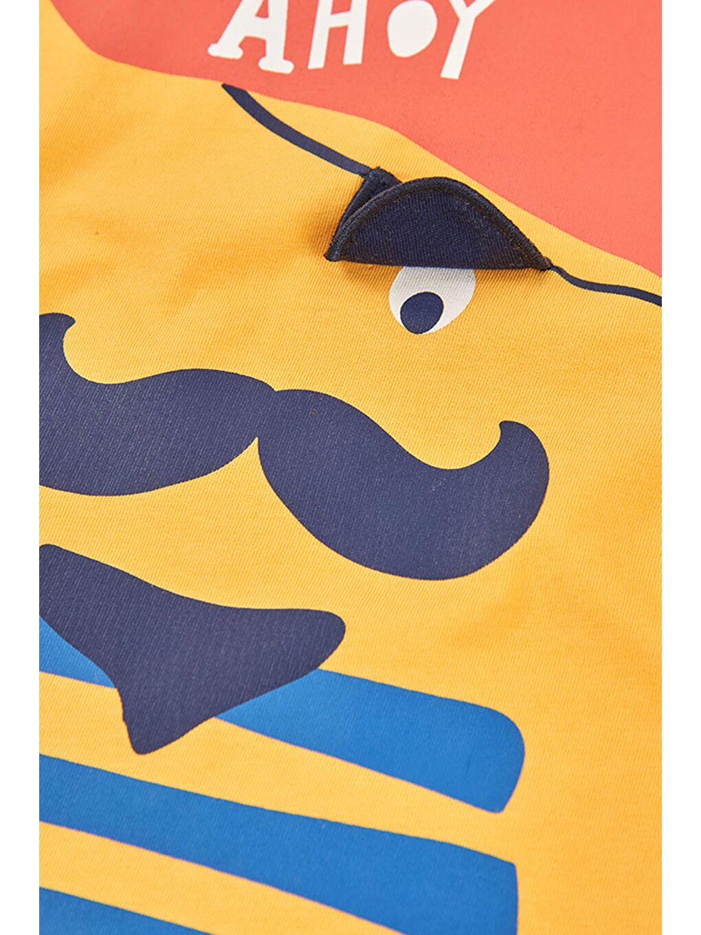Sarı Korsan Desenli Tshirt 2-6 Yaş sarı-2