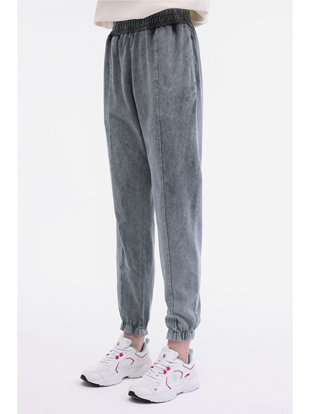 Gri WL FREYA 22SY787 5FX Antrasit Kadın Eşofman Altı