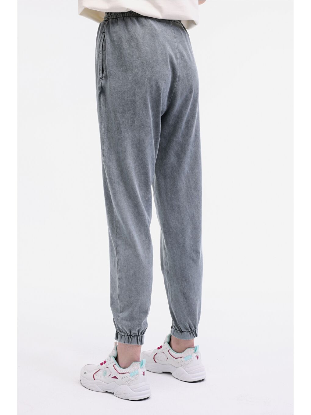 Gri WL FREYA 22SY787 5FX Antrasit Kadın Eşofman Altı-1