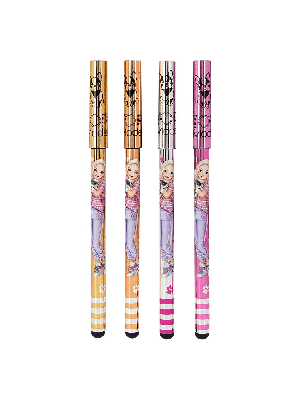 Topmodel Metalik Simli Jel Kalem Seti-1