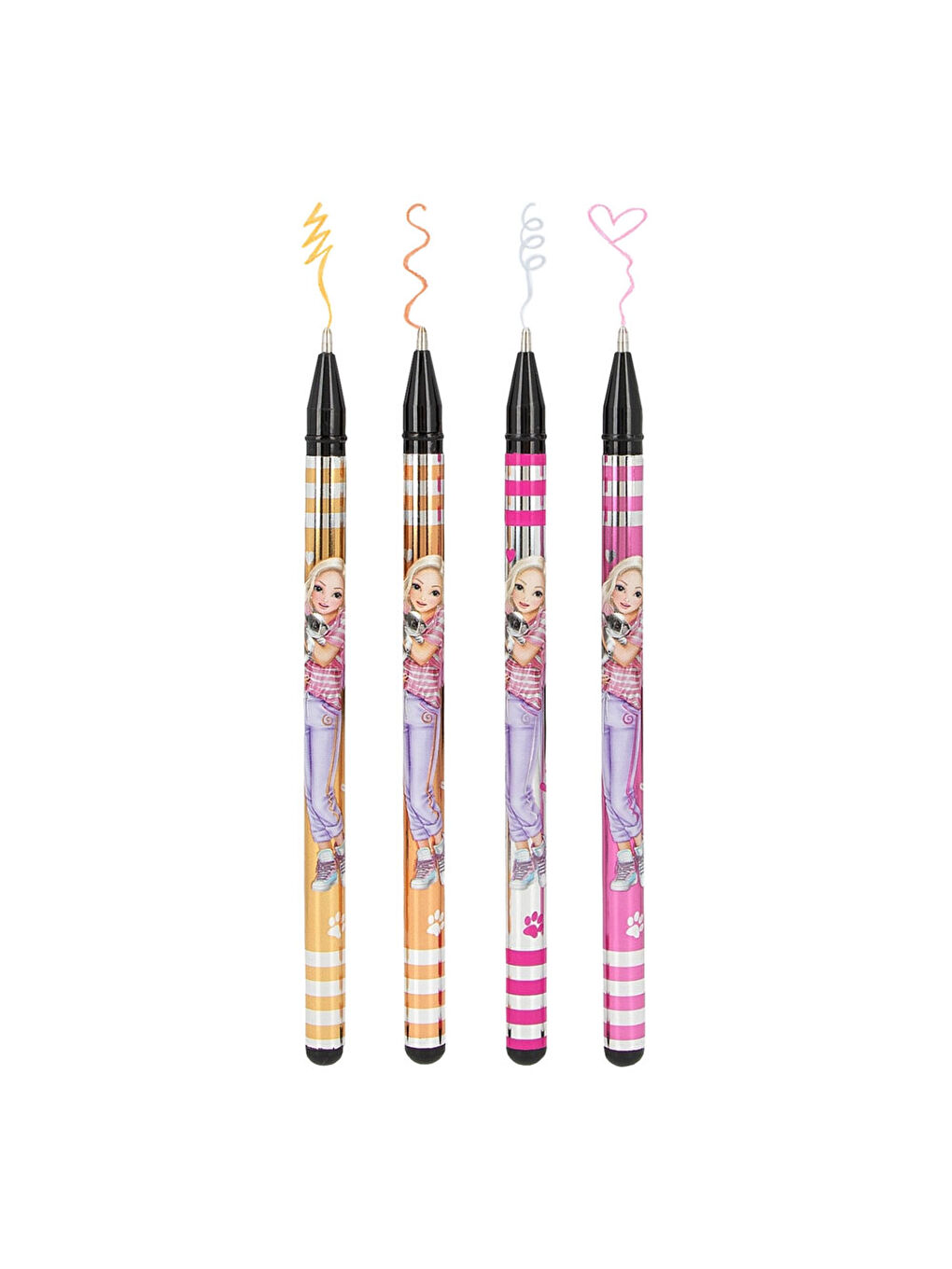 Topmodel Metalik Simli Jel Kalem Seti-2