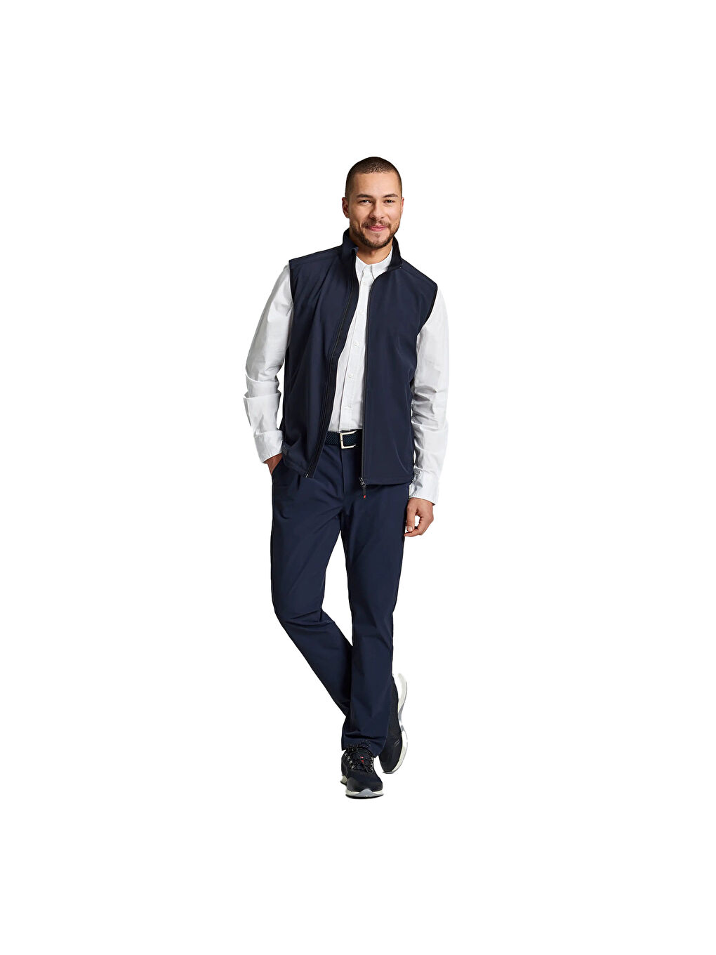 Lacivert Act Softshell Vest Erkek Mavi Yelek-1