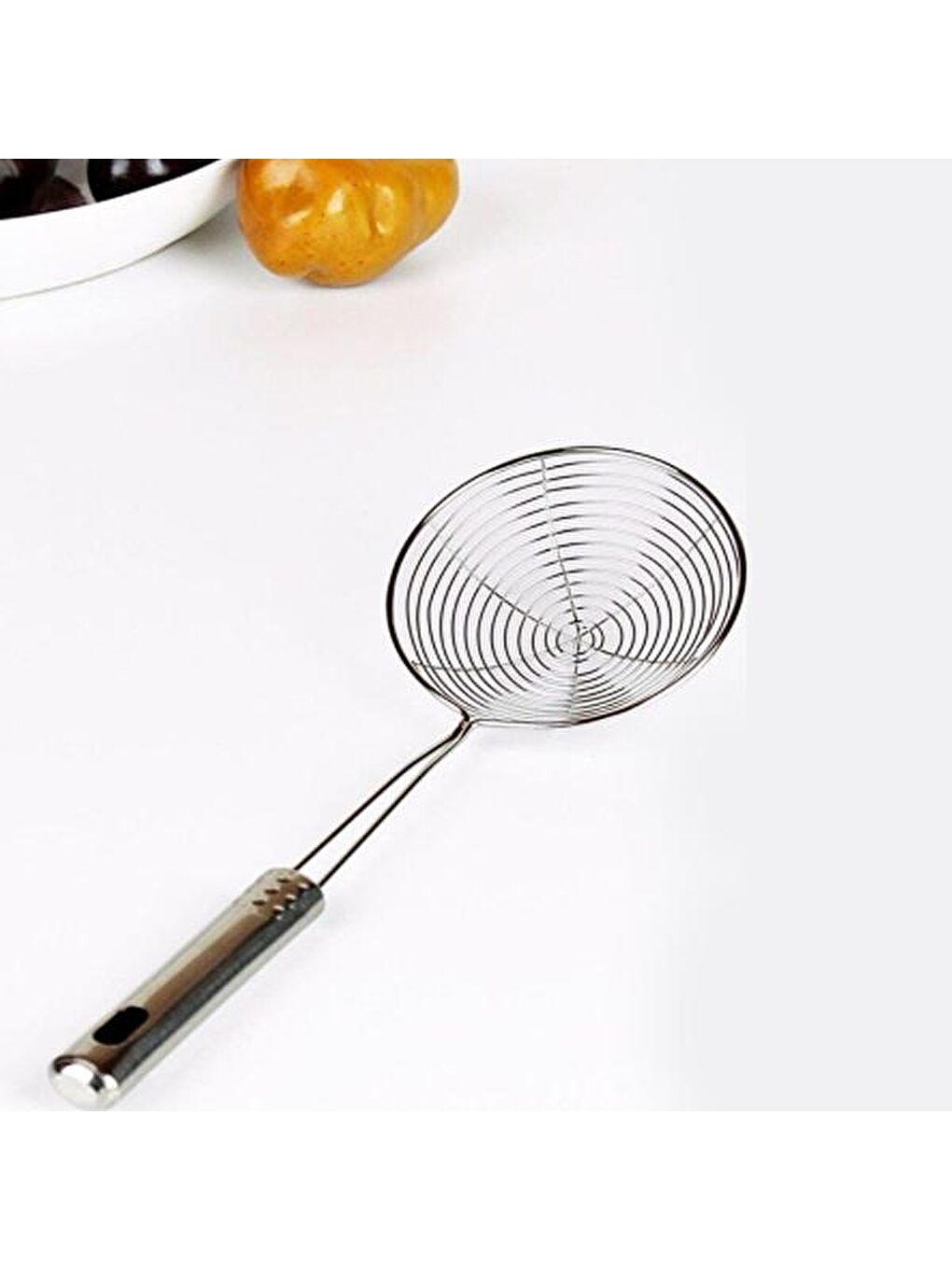 Gri Çelik Kevgir - 33 cm-2