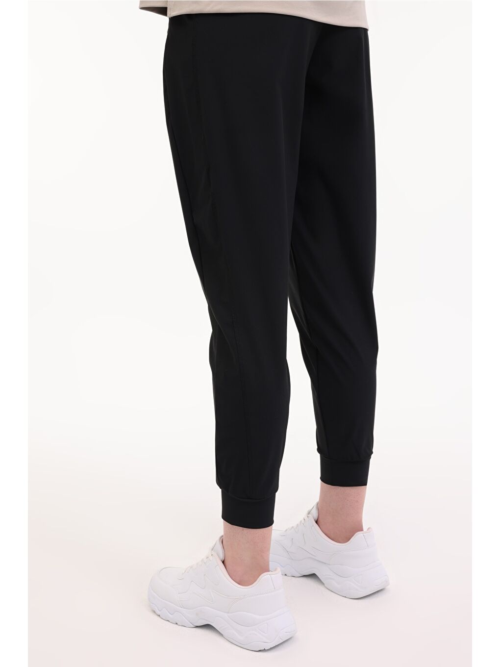 WL DENY 22D32189 5FX Siyah Kadın Eşofman Altı-1