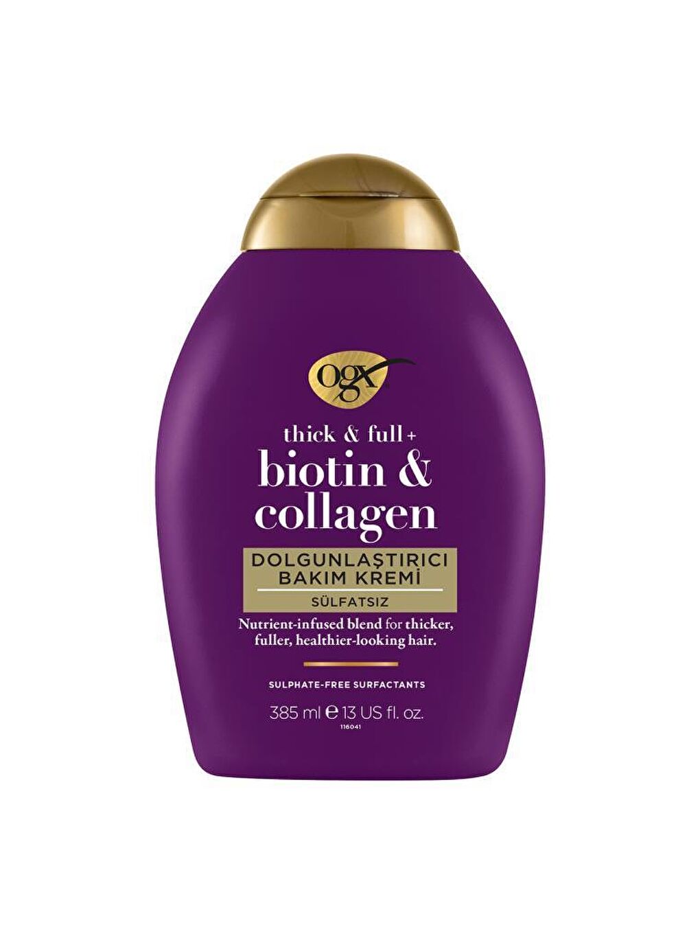 OGX Renksiz Dolgunlaştırıcı Biotin & Kolajen Sülfatsız Şampuan 385 ml - 1