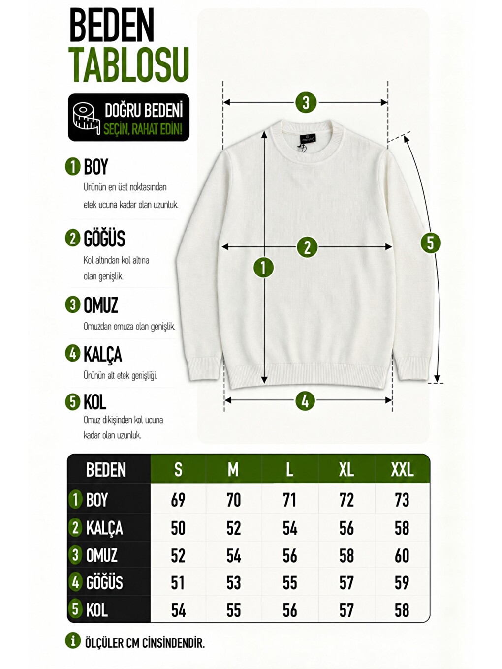 Beyaz Kare Desen Desen Sıfır Yaka Kışlık Kazak Dp 1069_10059-5