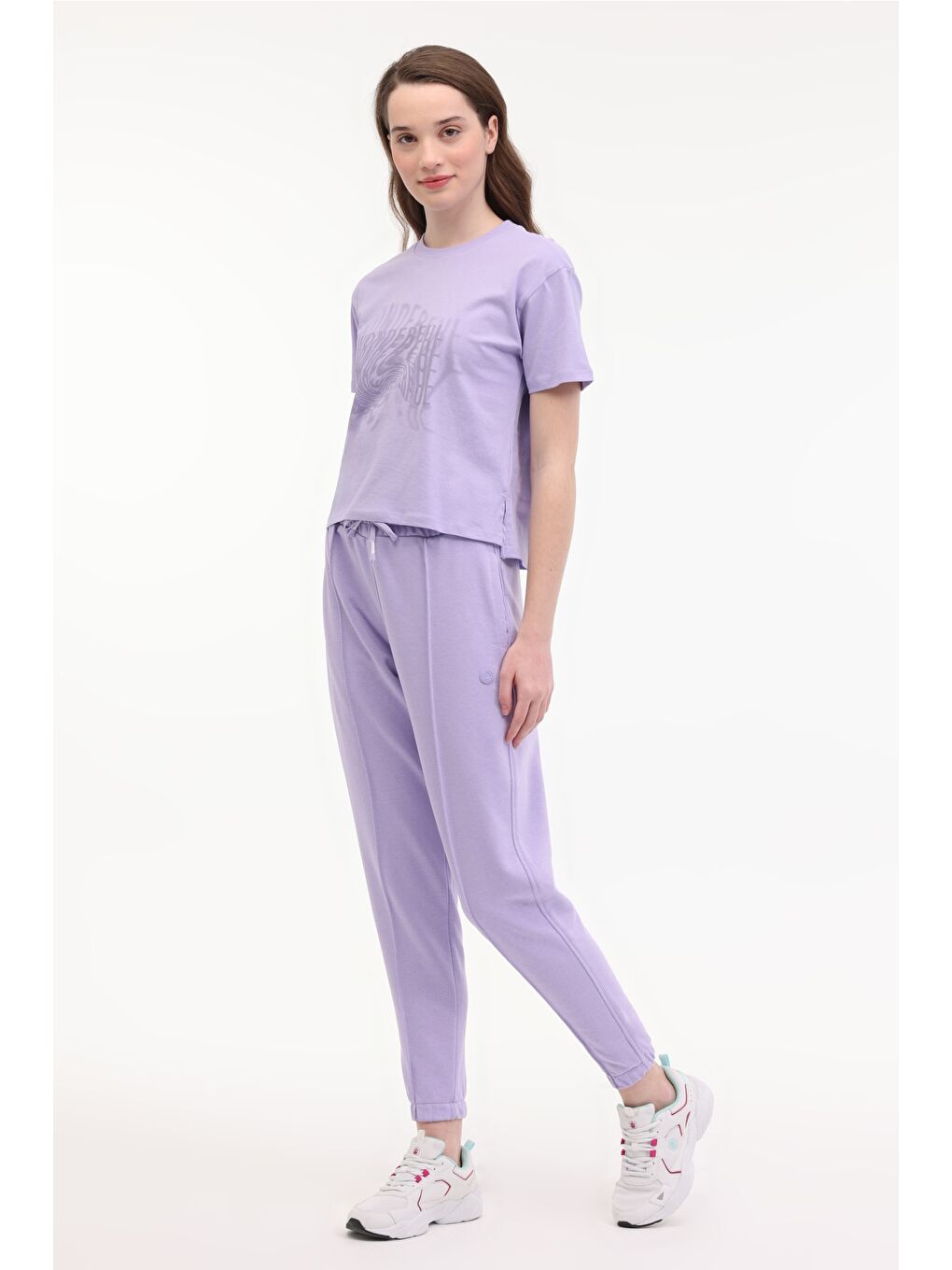 WL TORIE  22F203 5FX Mor Kadın Eşofman Altı-2