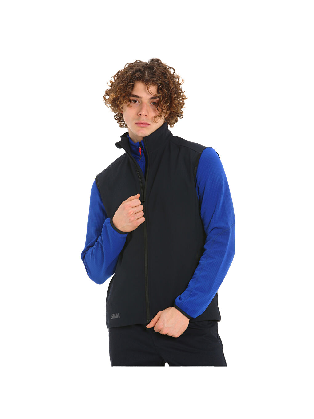 Lacivert Act Softshell Vest Erkek Mavi Yelek-9