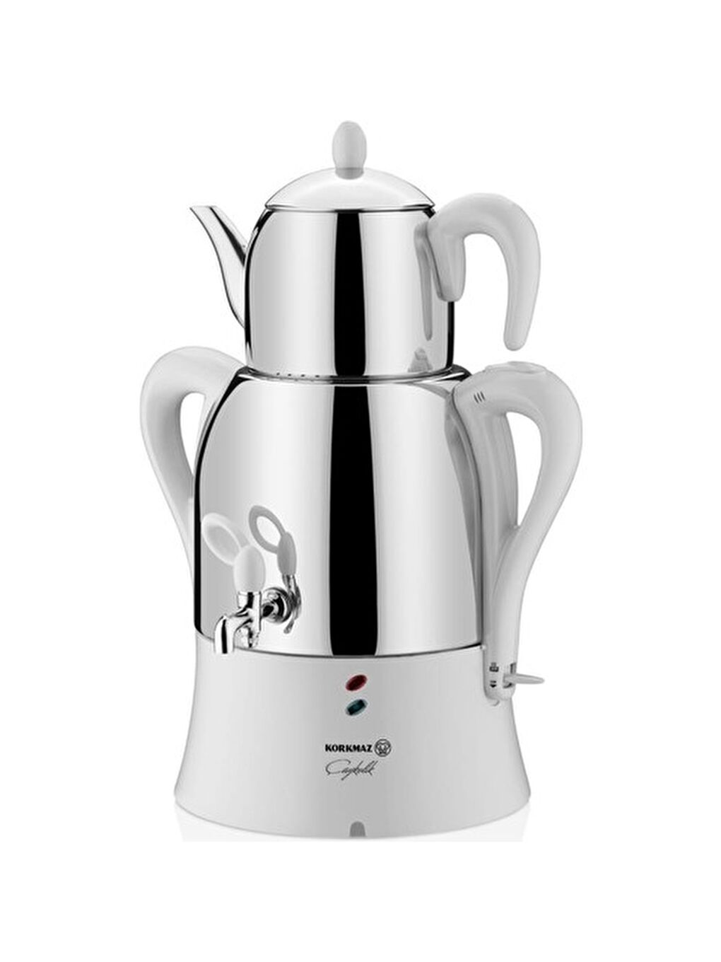 A341-13 Çaykolik Krem 2000 W Çelik Semaver