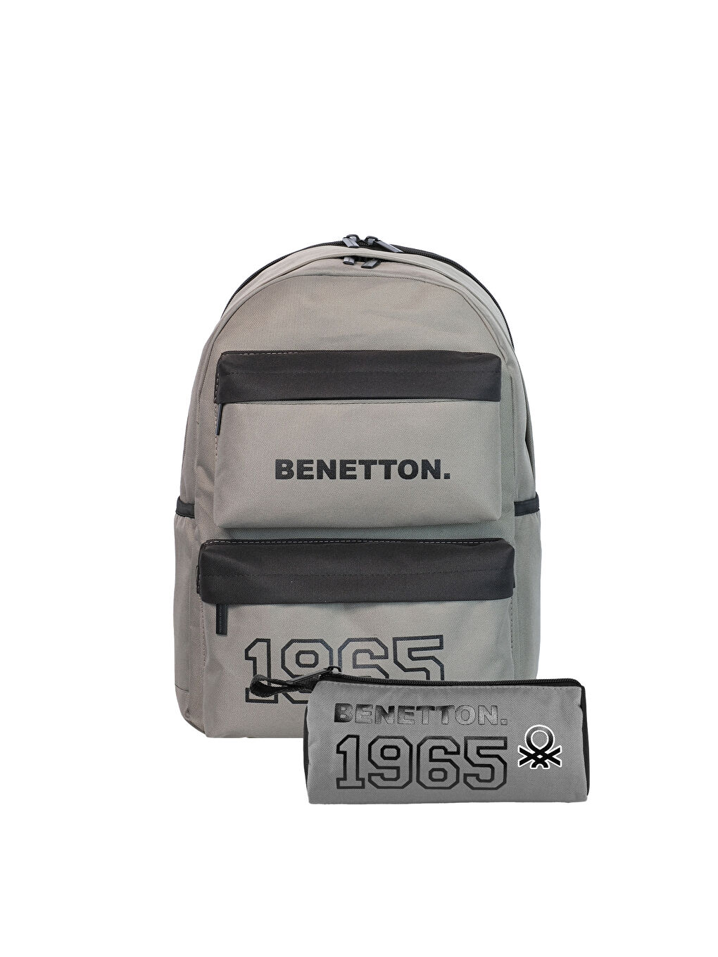 1965 Çift Ön Cepli Erkek Çocuk Sırt Çanta Set