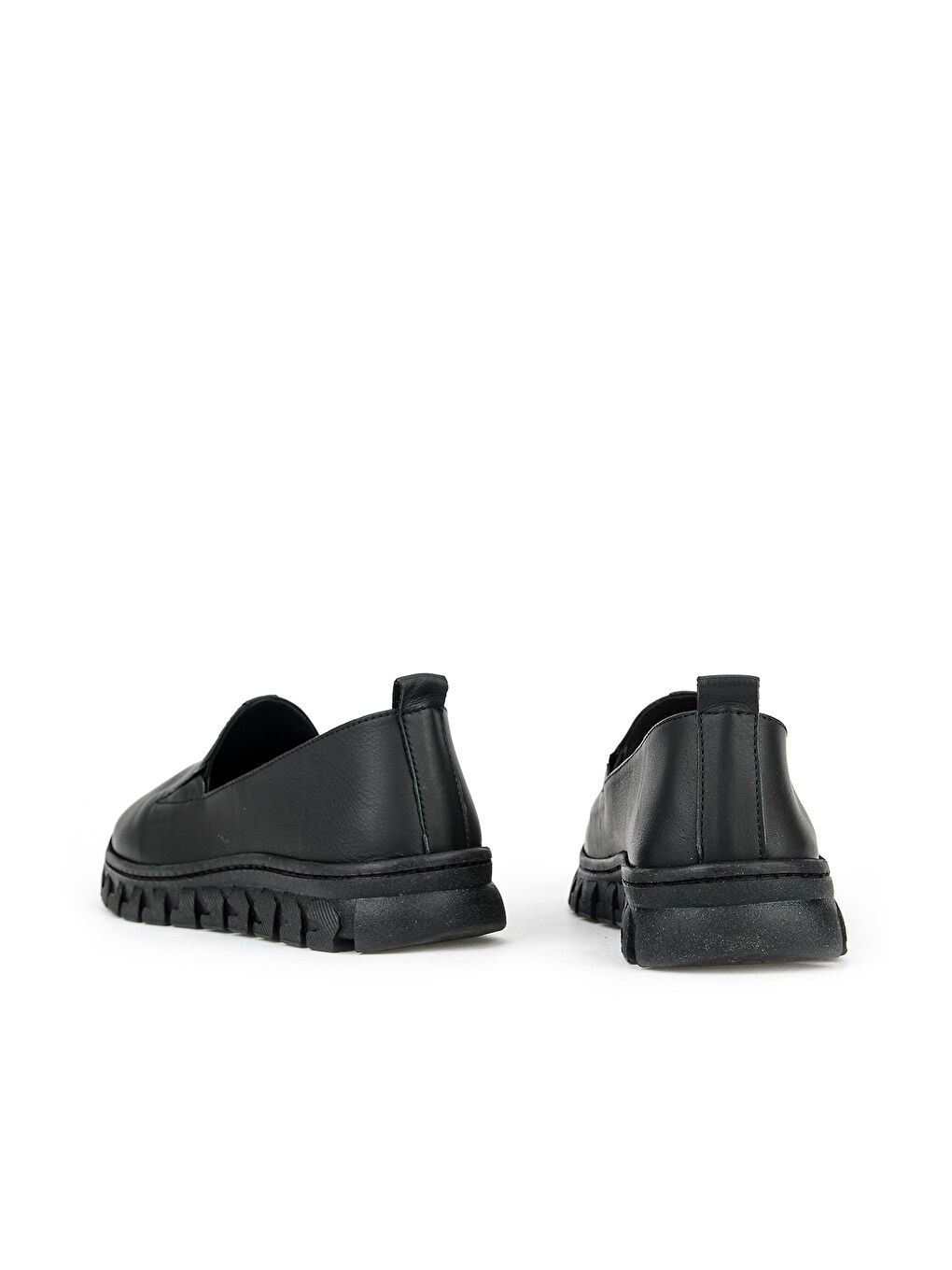 Kadın Hakiki Deri Konfor Ayakkabı 153387Z02025 Siyah-2