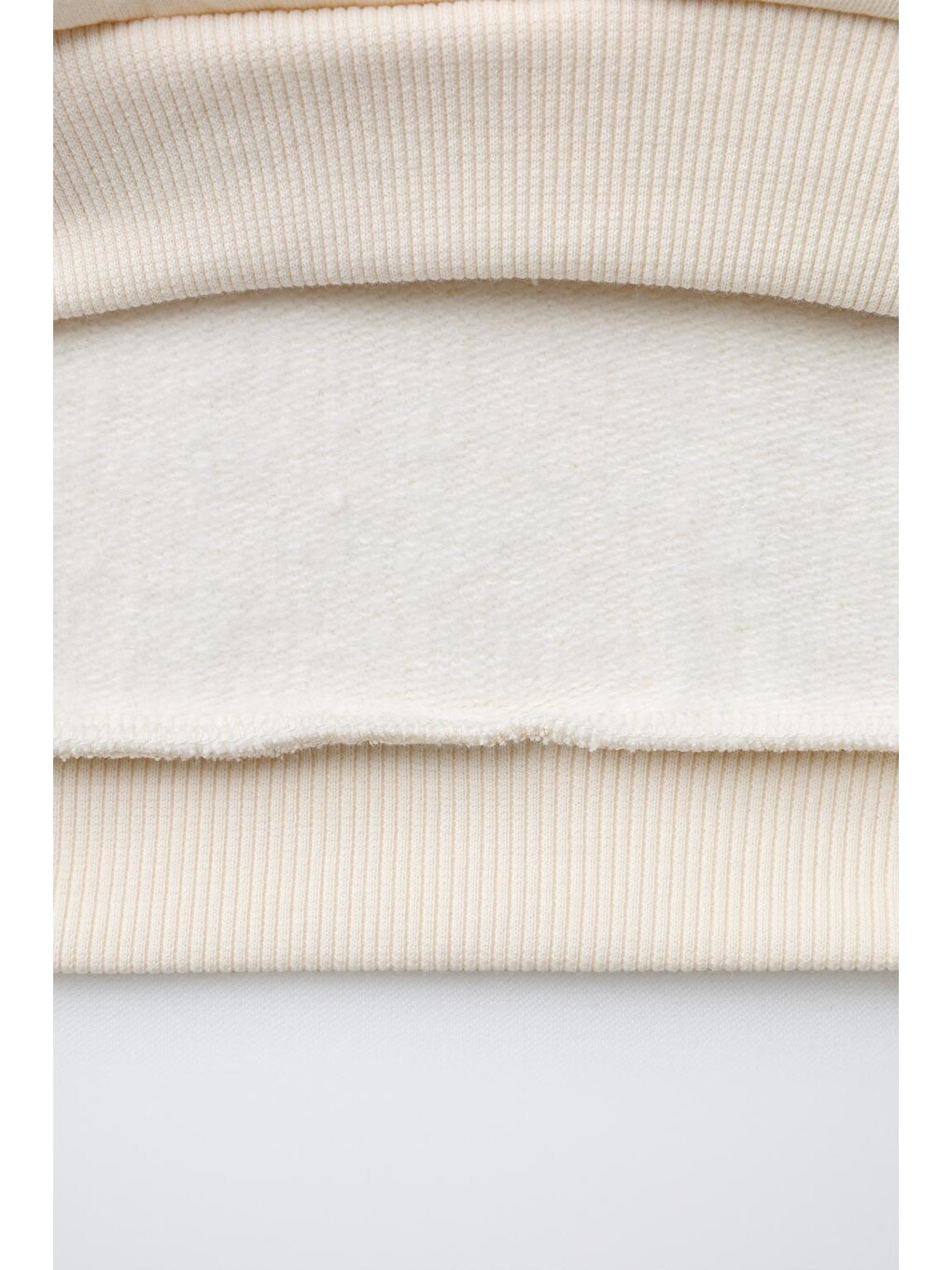 Karışık Çocuk Pamuklu Ayıcık Nakışlı Ekru Siyah Sweatshirt Ve Eşofman Altı Takımı-4