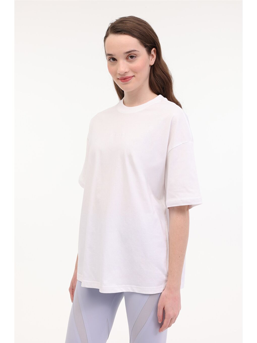 WL SAINO 11F204 5FX Beyaz Kadın Kısa Kol T-Shirt