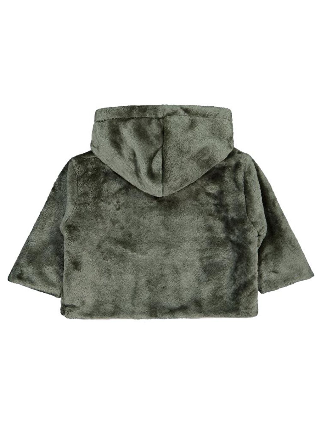 Baby Kapüşonlu 6-18 Ay Hırka - Haki 9-12 Ay-2