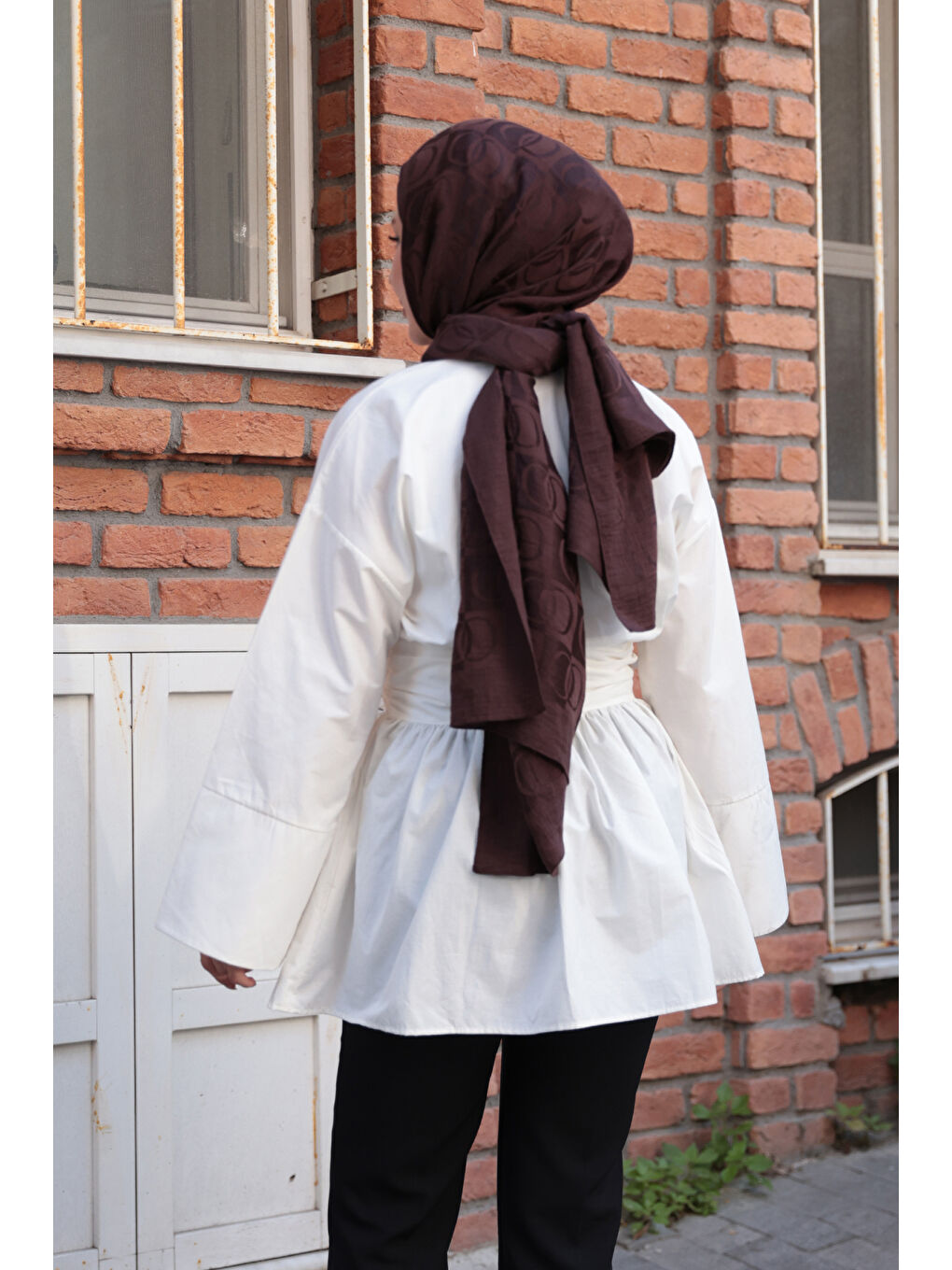 Kadın Bali Poplin Gömlek Beyaz-4