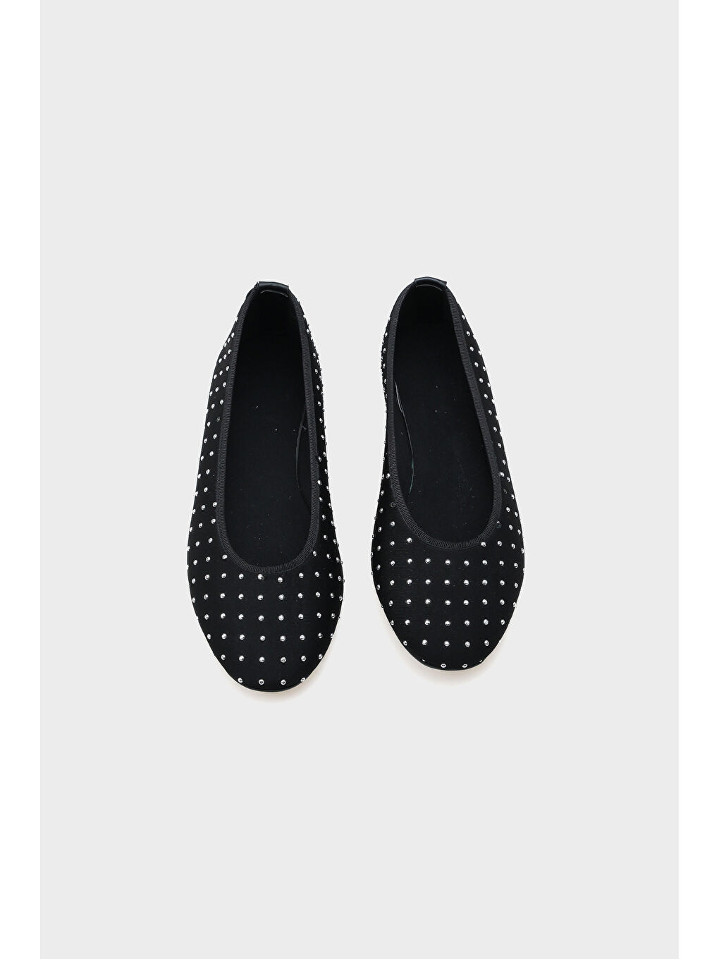 Siyah Alisa Taşlı Streç Babet-5