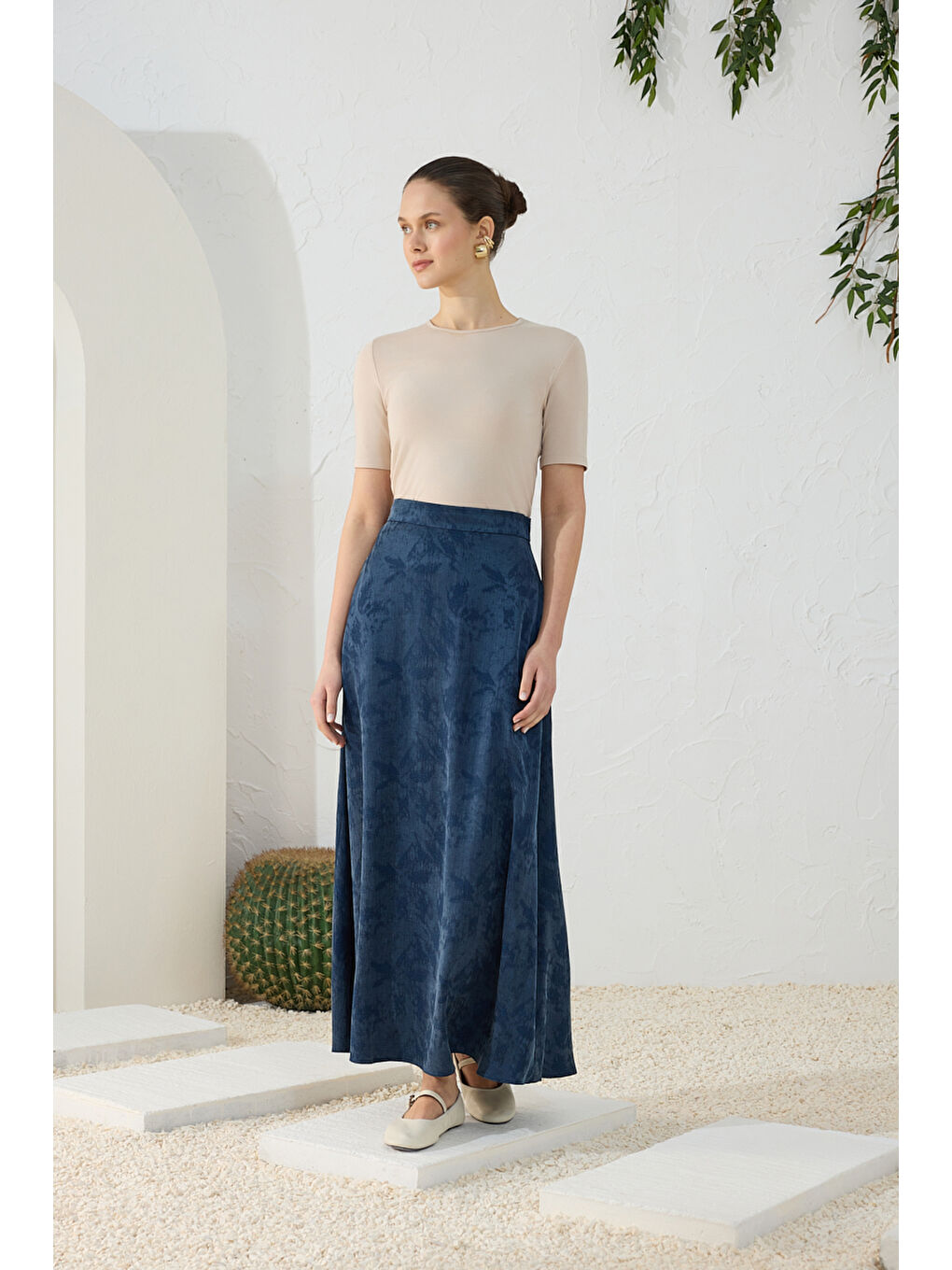 Lacivert Çan Etek-2