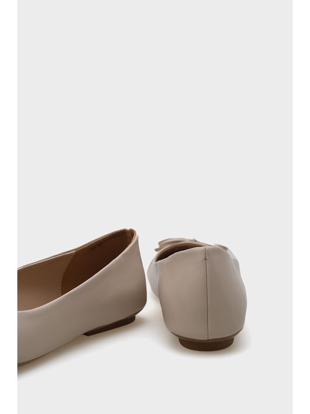 Bej Becky Burnu Süetli Kadın Babet-4