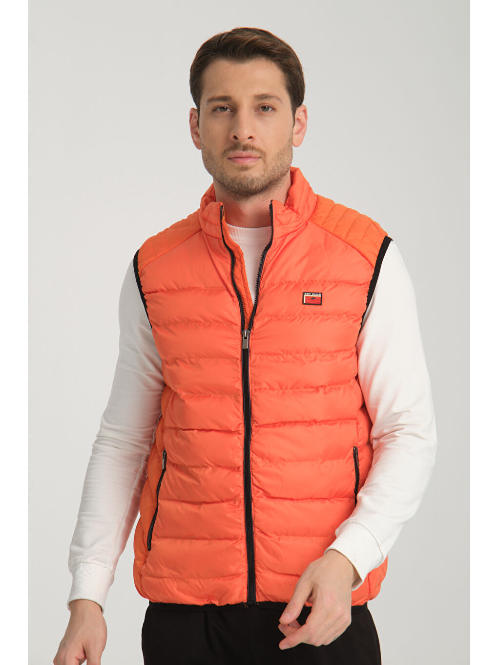 Turuncu Erkek Yelek 5505