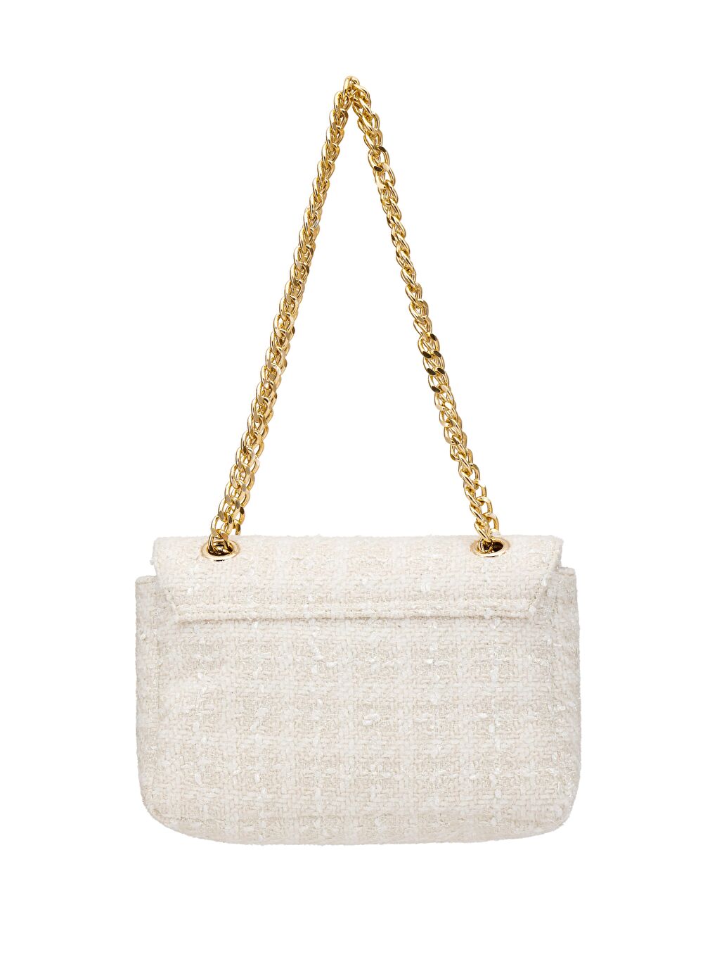 Ekru Lucida Omuz Çantası Krem-2