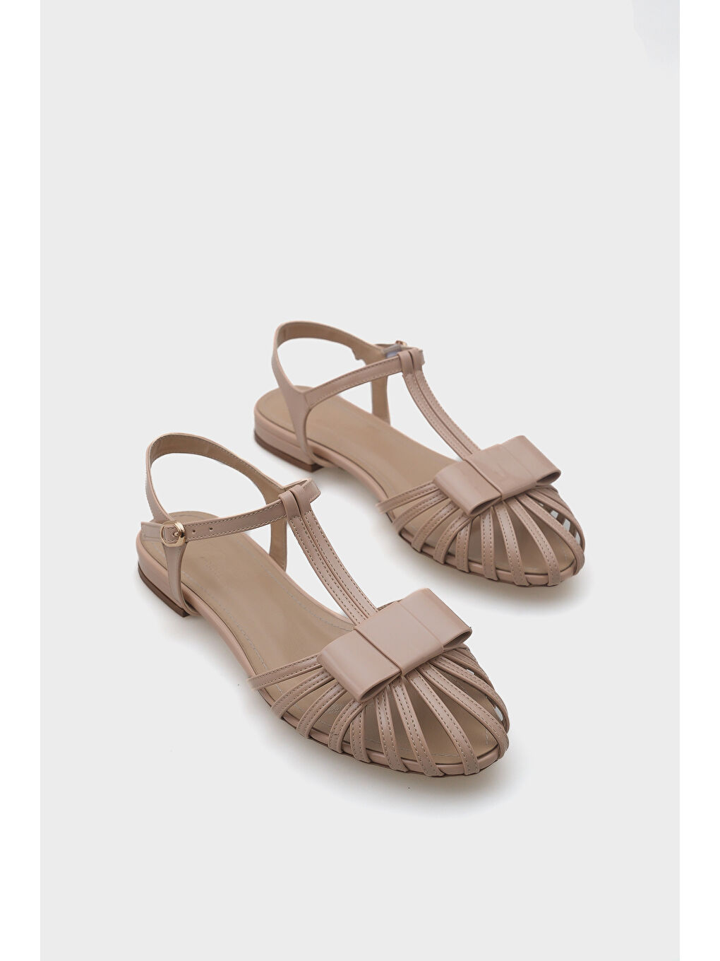 Bej Amara Kafes Örgülü Kadın Babet-1