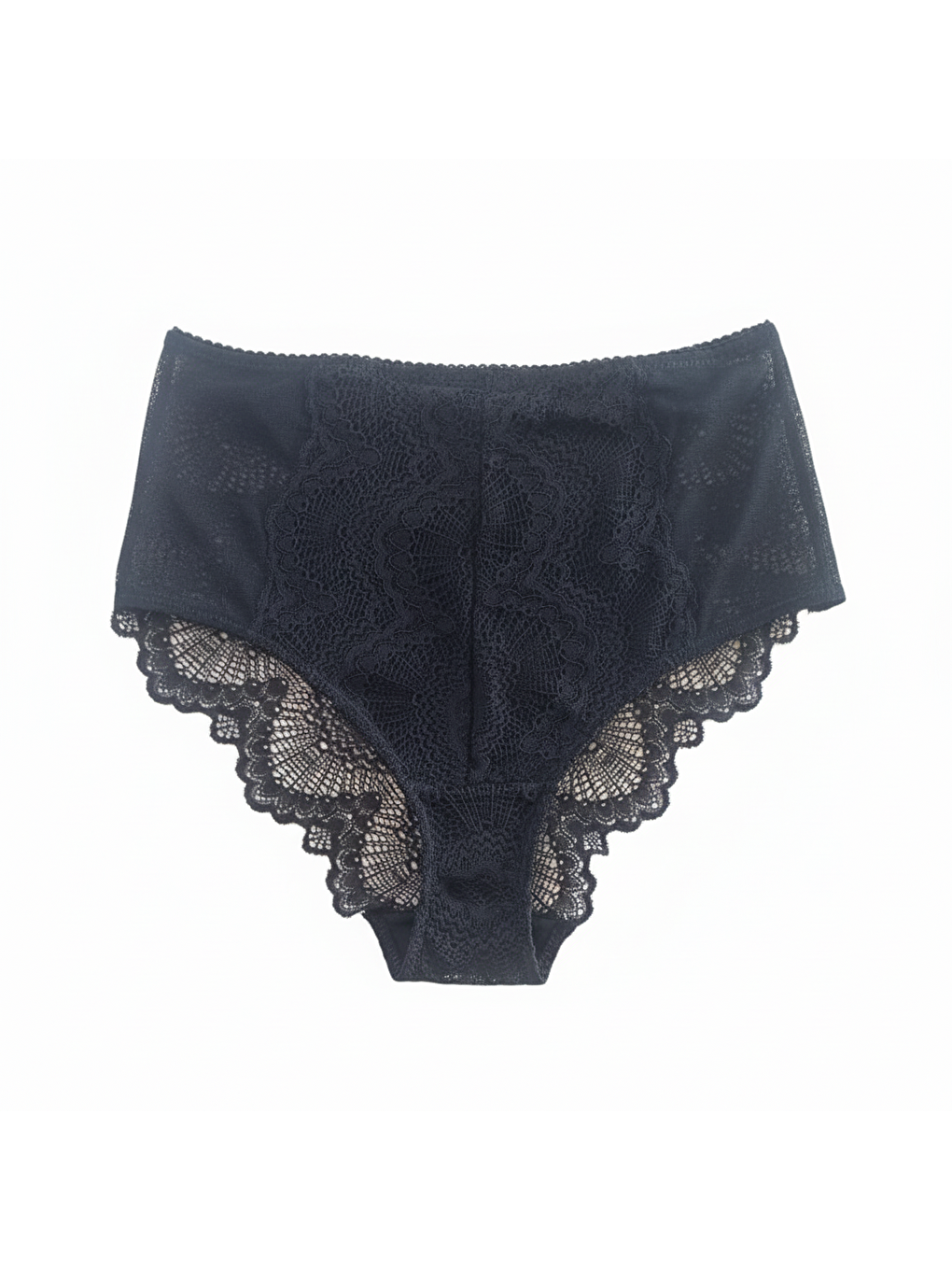 Kadın Dantelli Siyah Renk Slip Külot Bb2066-1