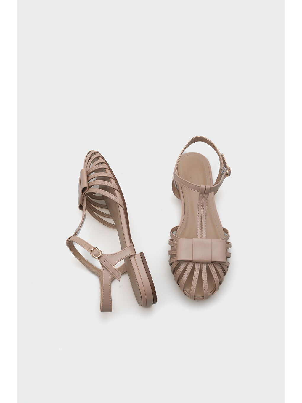 Bej Amara Kafes Örgülü Kadın Babet-4