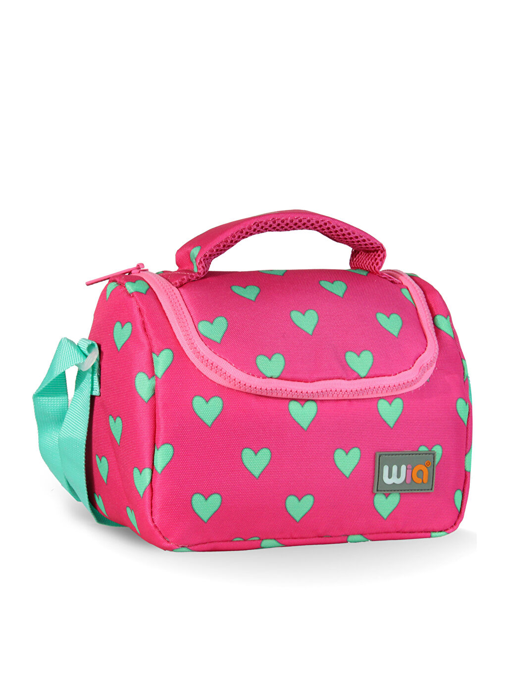 Kids Kalp Desenli Kız Çocuk Beslenme Çantası-1