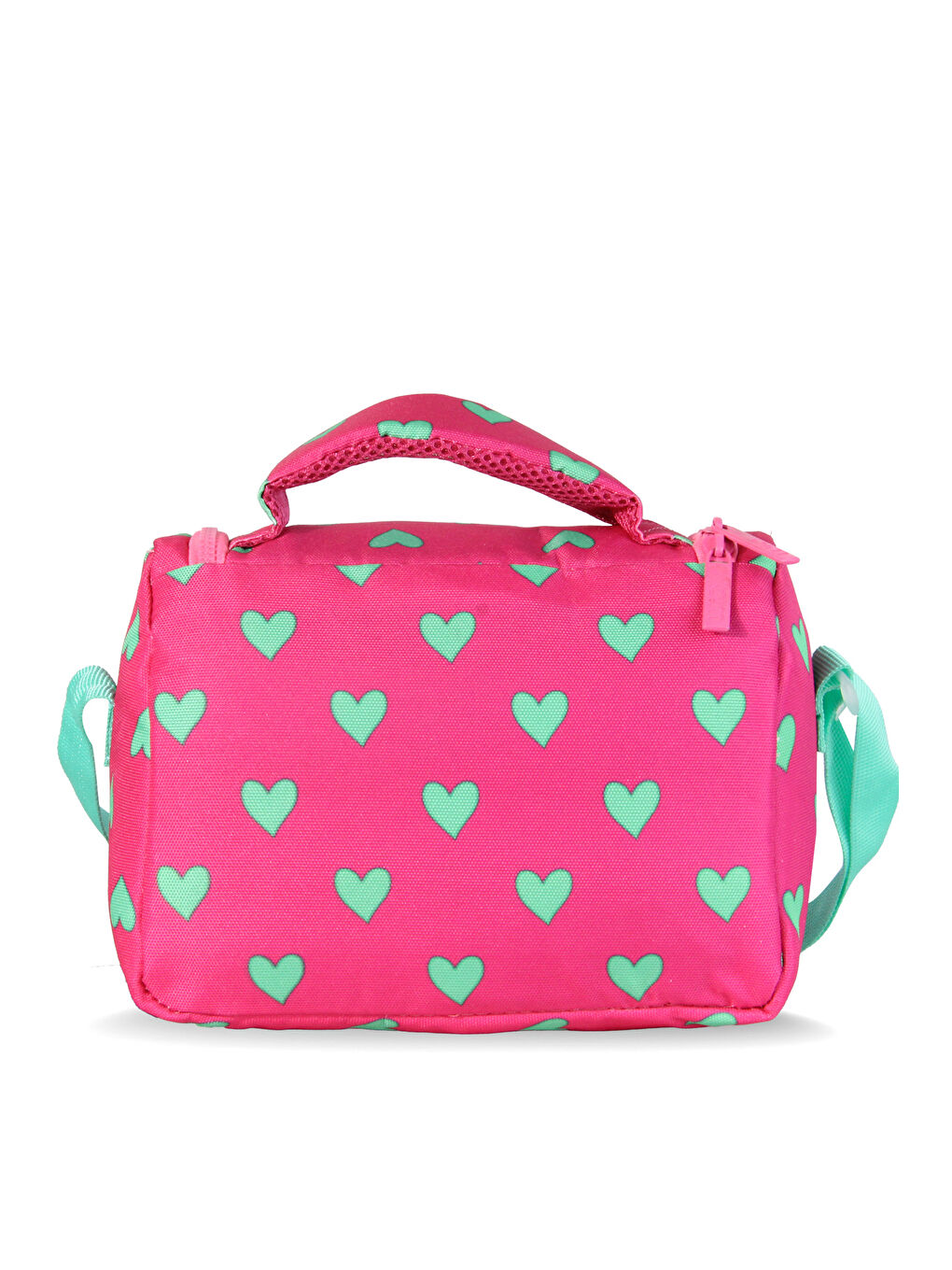 Kids Kalp Desenli Kız Çocuk Beslenme Çantası-2