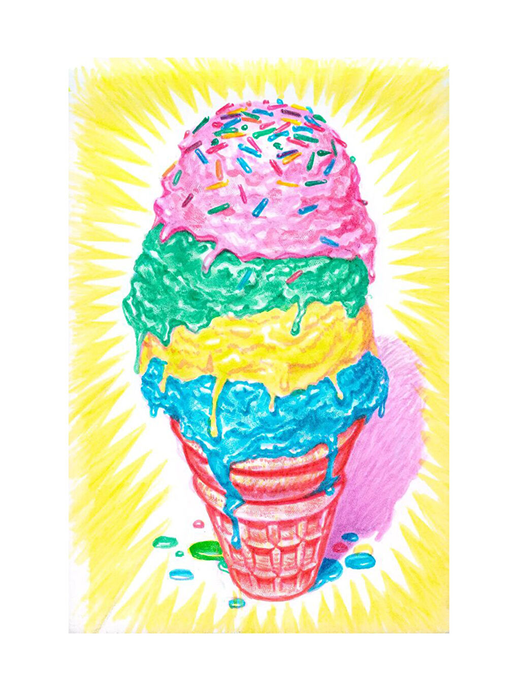 Pitt Çizim Kalemi Fırça Uçlu 6'lı Pastel Renk Seti, Suya Dayanıklı Mürekkep-4