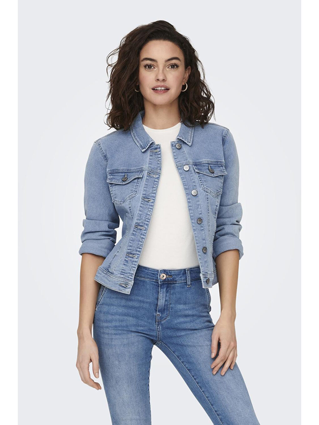 Mavi Onlwonder Pamuklu Regular Fit Kadın Jean Ceket 115243147-2