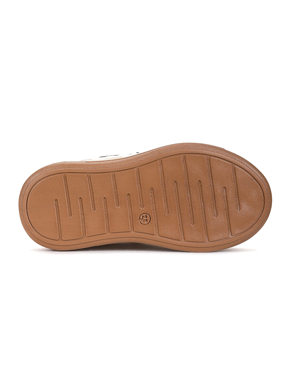 Bej Lacer Cırtlı Bağcıklı Erkek Çocuk Spor Ayakkabı-4