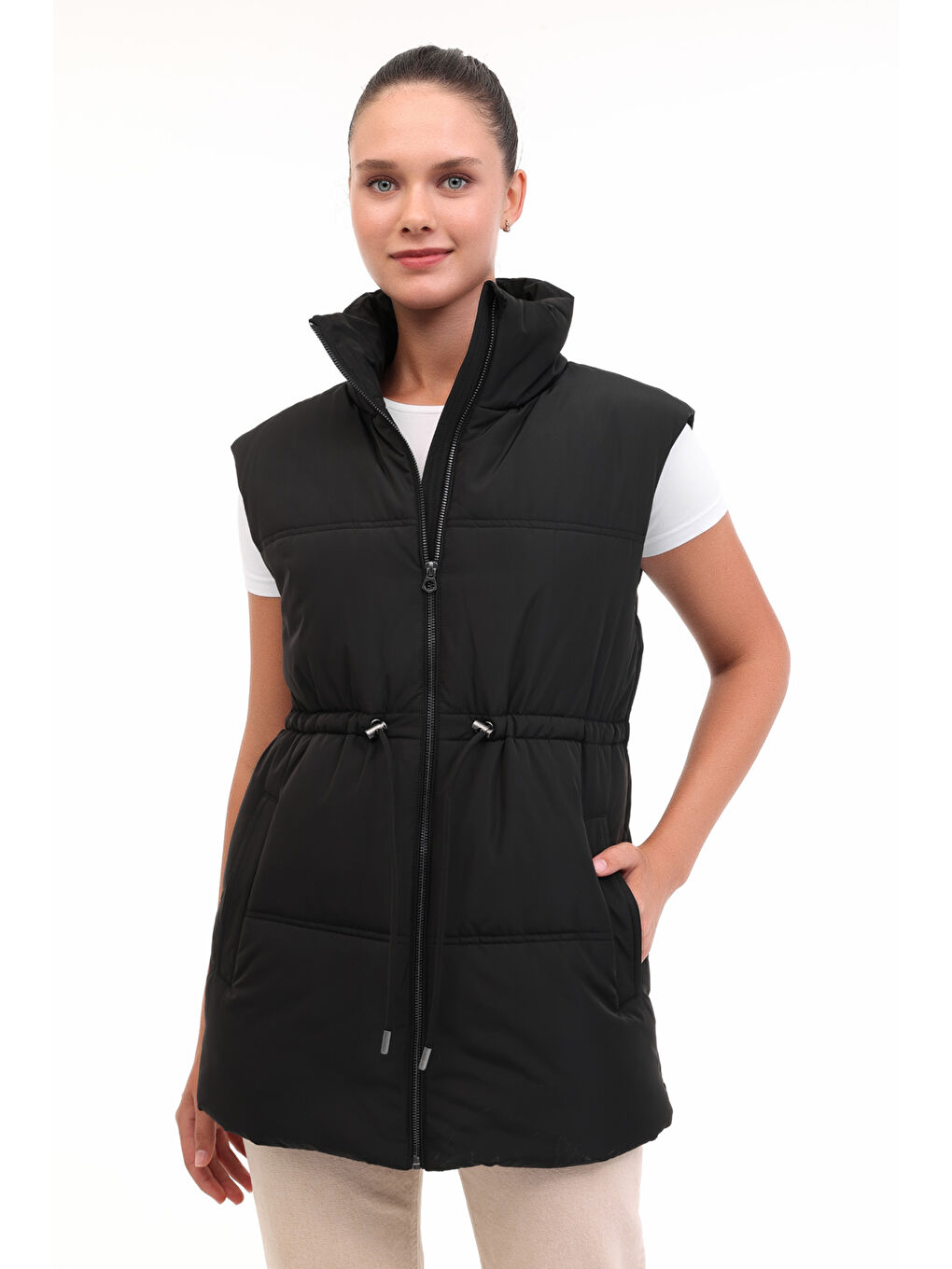 WL 4ELLEN GF98 5PR Siyah Kadın Yelek