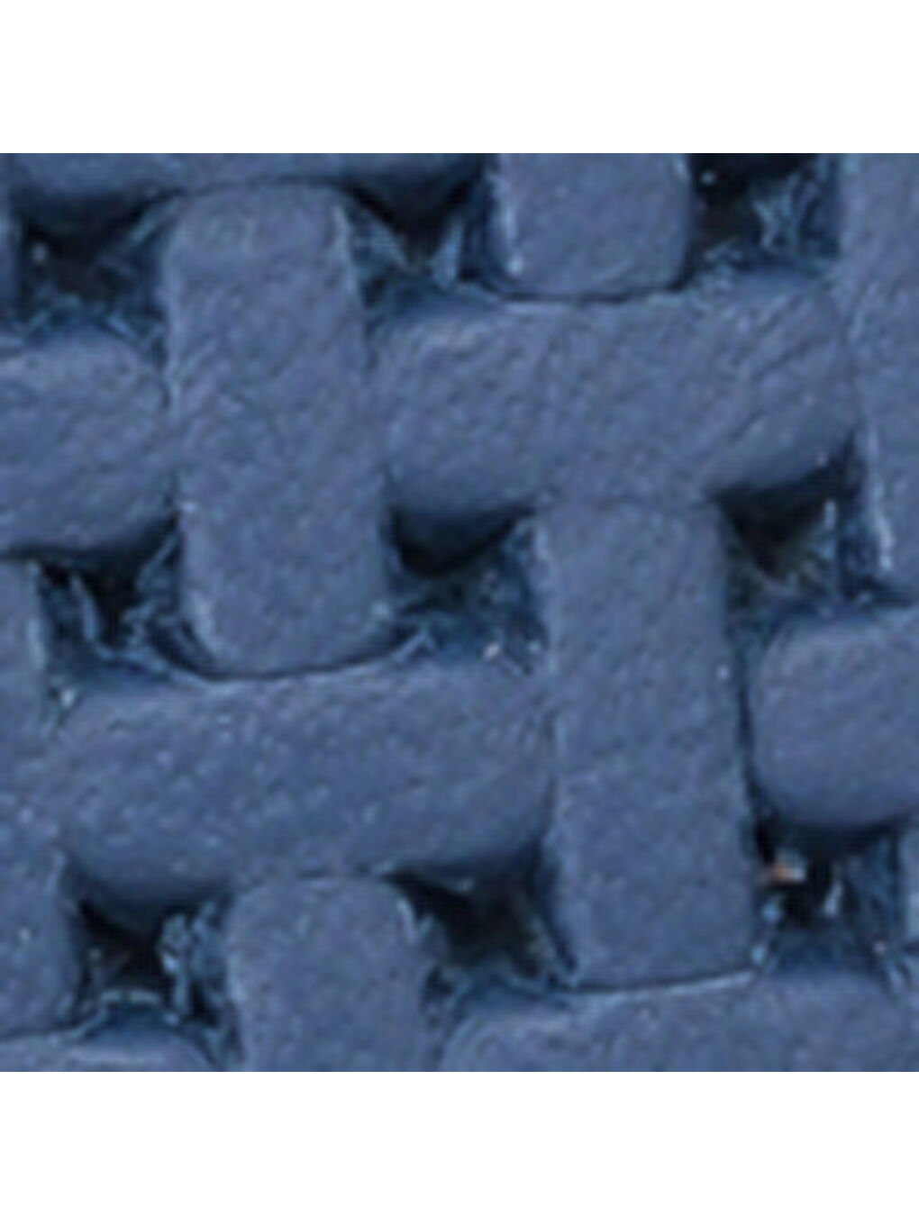 Mavi Ava Hakiki Deri Hasır Baskılı Kadın Babet-6