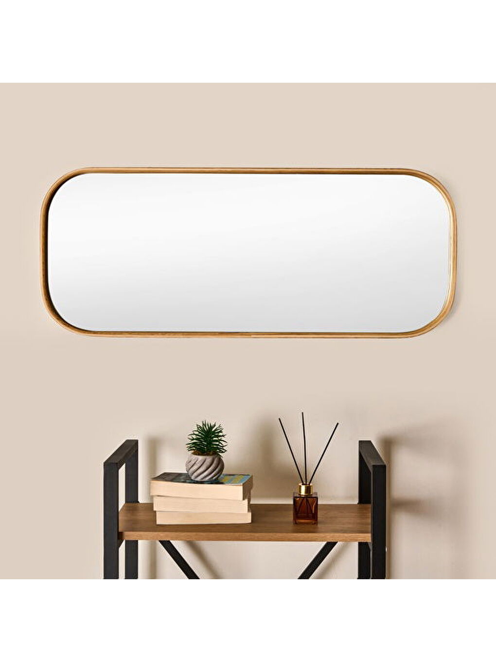 Deco Zaha Ayna - Bej - 42x103 cm