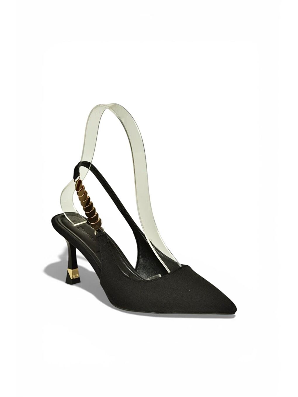 Siyah Kadın Topuklu Ayakkabı Y308203204-4